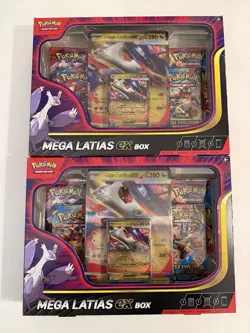 Lot Of 2 Mega Evolutions Mega Latias EX Box Sealed New Pokemon TCG Promo - Image 1