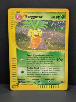 Exeggutor H10/H32 Aquapolis Holo Rare Pokemon TCG Nintendo e-Reader LP - Image 1