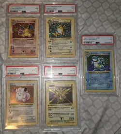Pokemon 100% Complete 1st Edition Shadowless Base Set 103/102 WOTC Vintage 1999 - Image 1