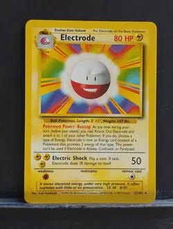 Electrode 021/102; 1999 Base Set; Pokemon - Image 1