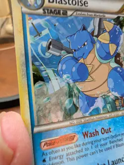 Pokemon HGSS Unleashed Stamped Prerelease Promo Blastoise 13/95 - Image 2