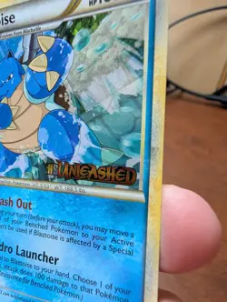 Pokemon HGSS Unleashed Stamped Prerelease Promo Blastoise 13/95 - Image 3