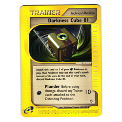 DARKNESS CUBE 01 119/147 AQUAPOLIS POKEMON TCG - Image 1