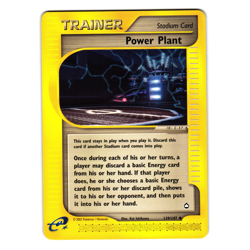 POWER PLANT 139/147 AQUAPOLIS POKEMON TCG - Image 1