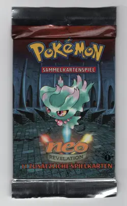 (303270) Pokemon GERMAN NEO REVELATION ARTWORK - 4 Booster Pack SET 1ST EDITION - Image 3