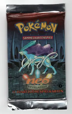(303270) Pokemon GERMAN NEO REVELATION ARTWORK - 4 Booster Pack SET 1ST EDITION - Image 4