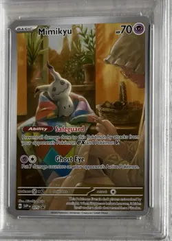 2024 Pokemon SVP EN Mimikyu #075 PSA9&8 Paldean Fates ETB Promo set - Image 5