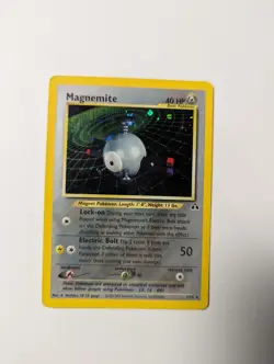 Pokemon TCG Magnemite 7/75 Neo Discovery Holo Rare MP - Image 2