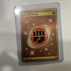 Basic Fighting Energy Gold Pokemon Scarlet & Violet Base 258/198 NM - Image 1
