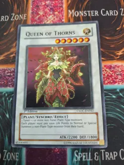 Yugioh Queen of Thorns CSOC-EN042 Super Rare 1st Edition Near Mint - Image 1