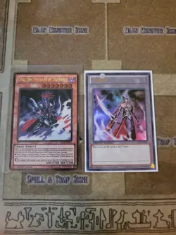 YUGIOH GORZ THE EMISSARY OF DARKNESS PGL2-EN081 GOLD 1ST + EMISSARY TOKEN VLP - Image 1