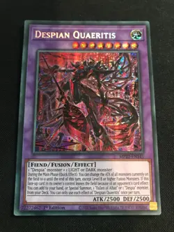 Yugioh MP22-EN141 Despian Quaeritis Prismatic Secret Rare 1st Edition - Image 1