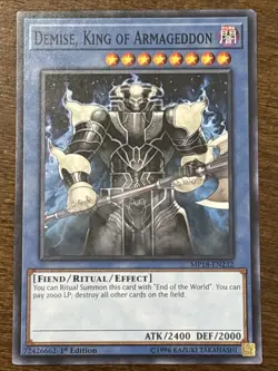 Demise, King of Armageddon MP18-EN232 1st Edition Common LP - Image 1