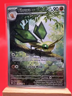 Pokemon Card TCG - Vibrava 206/191 - Surging Sparks - Illustration Rare - NM - Image 1