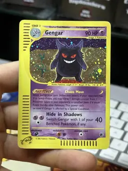 Gengar 13/165 Expedition 2002 SWIRL Holo E-Series Vintage Pokemon Card TCG - Image 3