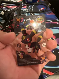 Umbreon Pokemon Center Halloween Promo Clear Card 2024 Pokemaze Cafe - Image 4