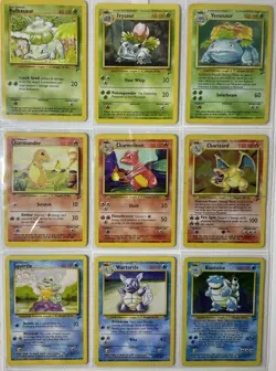 Pokemon Base Set 2 Bundle Trio Charizard Blastoise Venusaur WOTC Cards FartSwirl - Image 1