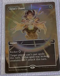 Orim's Chant (Borderless) Modern Horizons 3 Foil - Image 1