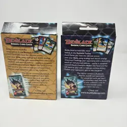 2003 Beyblade Trading Card Game Collision Starter Decks #1 + #2 Cards 5 Foil New - Image 4