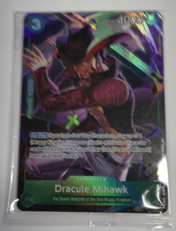 One Piece Illustration Box Volume 4 Dracule Mihawk Promo Alt Art Card English - Image 1