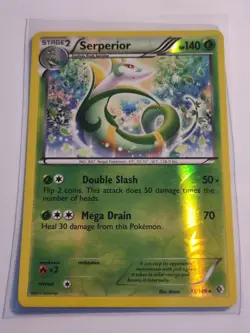 Serperior 13/149 Pokemon Card Black White Boundaries Crossed Rare Reverse Holo - Image 1