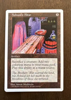 3x Ashnod's Altar - Fifth Edition (5ED) - Magic The Gathering MTG - Near Mint NM - Image 4