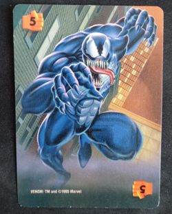 1995 Marvel Overpower Collectible Card Game Power Cards Venom (G) - Image 1