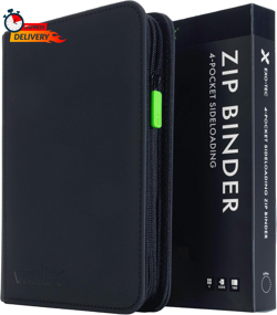 Vault X 4 Pocket Trading Card Zip Binder, 160 Cards, Premium Exo-Tec Album Mater - Image 1