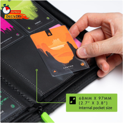 Vault X 4 Pocket Trading Card Zip Binder, 160 Cards, Premium Exo-Tec Album Mater - Image 4