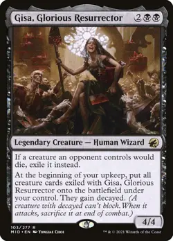MTG Gisa, Glorious Resurrector ** Innistrad: Midnight Hunt ** English (NM) - Image 1