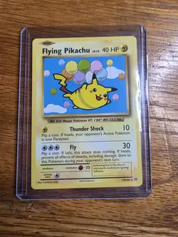 Pokemon TCG Flying Pikachu Card Evolutions 110/108, Regular Secret Rare - Image 1