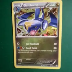 Garchomp 91/124 Cracked Ice Rare Dragons Exalted Pokemon Card LP - Image 1