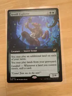 ICETILL EXPLORER (EXTENDED ART) Edge Of Eternities EOE Magic MTG MINT CARD 0343 - Image 1