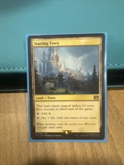 Starting Town 0289 Regular Land Magic the Gathering Final Fantasy - Image 1