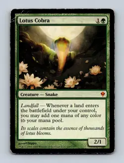 Lotus Cobra Zendikar Non-Foil MTG HP - Image 1