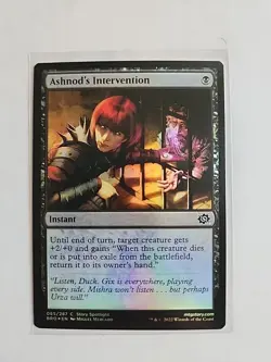Ashnod's Intervention (Foil) - The Brothers' War - LP - MTG Magic - Common - Image 1