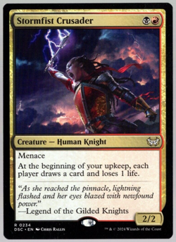 Stormfist Crusader 0234 Non Foil Rare Duskmourn MTG Near Mint - Image 1