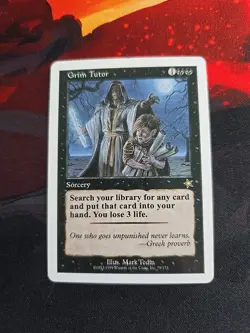 MTG Sticker CEDH Grim Tutor - Image 1