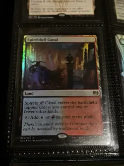Spirebluff Canal Kaladesh Foil - magic the Gathering NM - Image 1