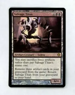 Salvage Titan Foil Shards of Alara Sight MTG Magic the Gathering - Image 1