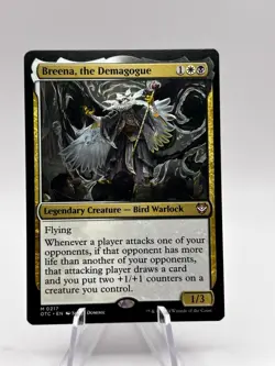 Breena, the Demagogue 0217 Outlaws of Thunder Junction Commander OTC MTG NM - Image 1