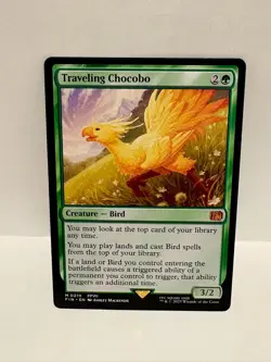 Traveling Chocobo Final Fantasy Regular Near Mint Magic The Gathering - Image 1