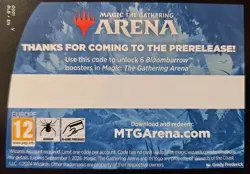 Bloomburrow MTG Arena Code Magic The Gathering Prerelease for 6 Bloomburrow pack - Image 1