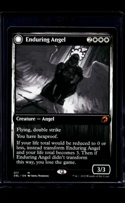 2022 MTG Magic the Gathering DBL Innistrad Double Feature #17 Enduring Angel - Image 1