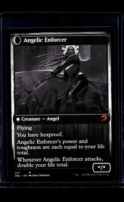 2022 MTG Magic the Gathering DBL Innistrad Double Feature #17 Enduring Angel - Image 2