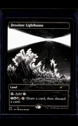 MTG Magic The Gathering SLD Secret Lair Drop Borderless #352 Desolate Lighthouse - Image 1