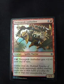 Teeterpeak Ambusher Zendikar Rising Foil - Image 1