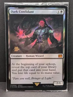 Dark Confidant FINAL FANTASY Prerelease Promo FOIL MTG Magic Gathering SEALED - Image 1