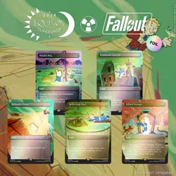 MTG Secret Lair x Fallout: Points of Interest - Rainbow Foil - Sealed - Magic - Image 1