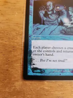 Curfew - Urza's Saga - Error Card - Misprint - Ink Smear - MTG Magic 2 - Image 2